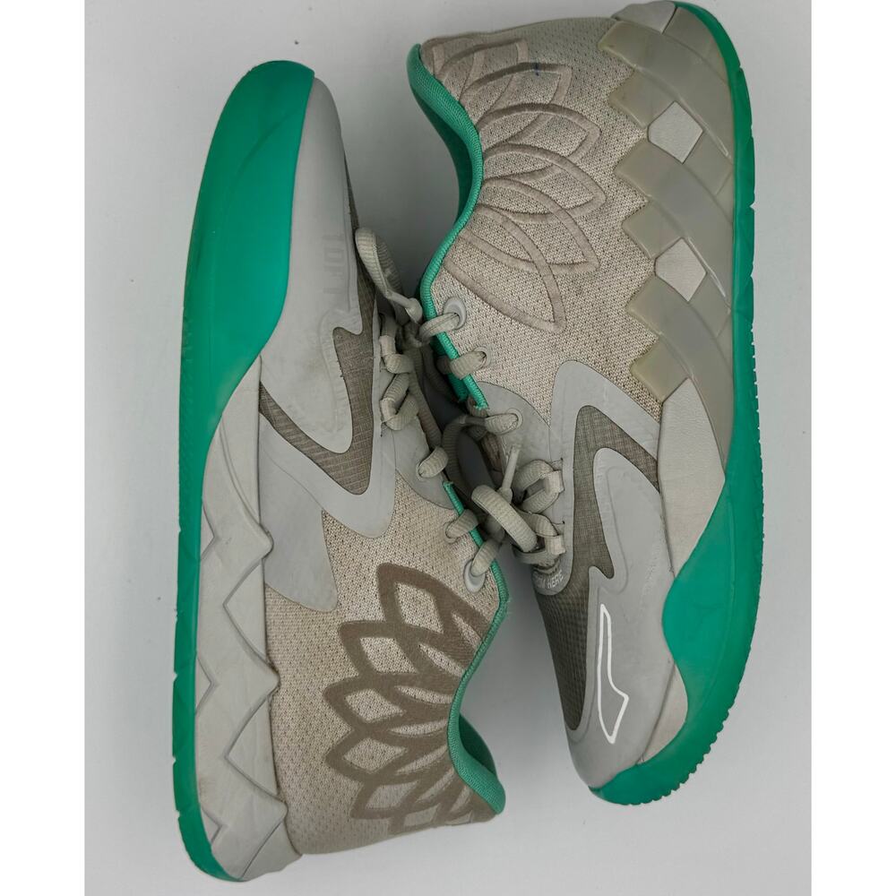 Puma MB.01 Low UFO Aqua Green Lamelo Ball 377675-02 Sz 12 # 368